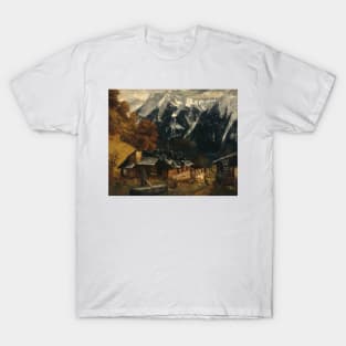 An Alpine Scene by Gustave Courbet T-Shirt